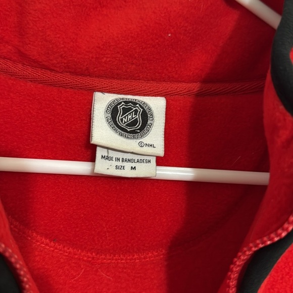 Detroit Red Wings Fleece Quarter Zip Pullover Men’s Size Medium - Picture 4 of 9